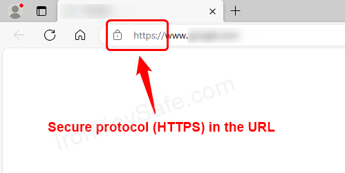 https protocol in the url address of the website